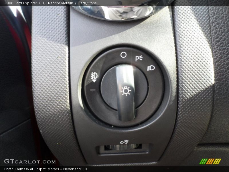 Redfire Metallic / Black/Stone 2008 Ford Explorer XLT