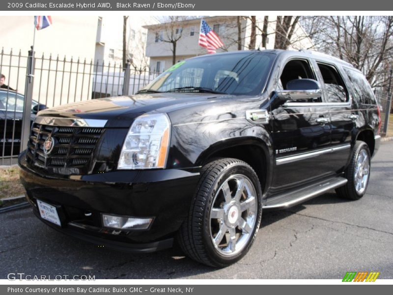 Black Raven / Ebony/Ebony 2009 Cadillac Escalade Hybrid AWD