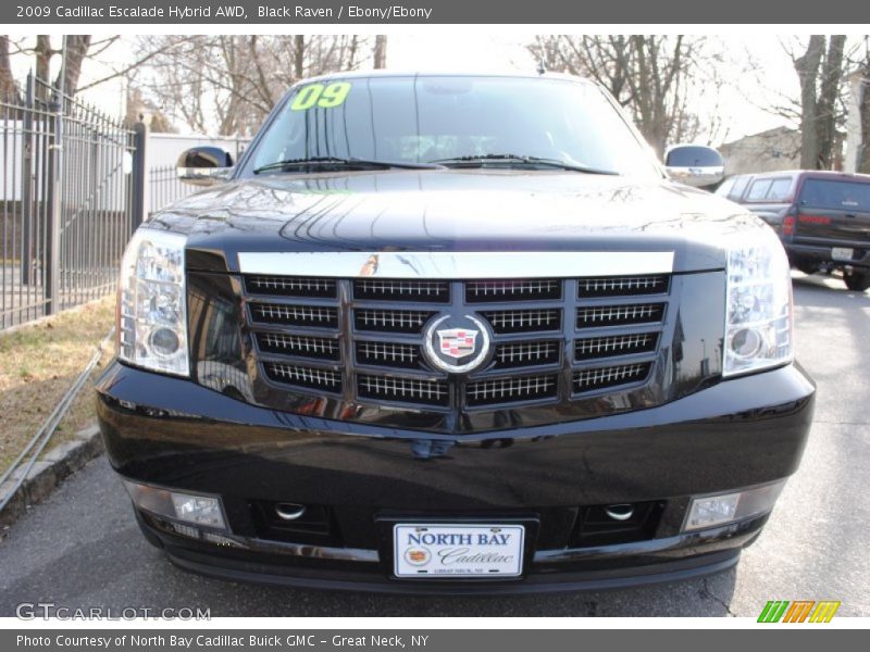 Black Raven / Ebony/Ebony 2009 Cadillac Escalade Hybrid AWD
