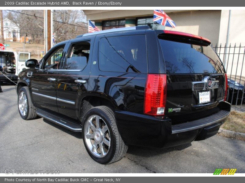 Black Raven / Ebony/Ebony 2009 Cadillac Escalade Hybrid AWD