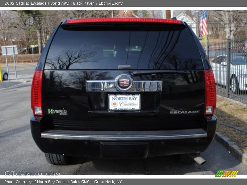 Black Raven / Ebony/Ebony 2009 Cadillac Escalade Hybrid AWD