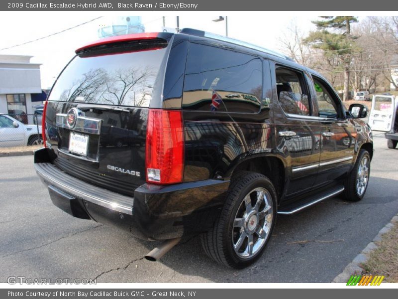 Black Raven / Ebony/Ebony 2009 Cadillac Escalade Hybrid AWD