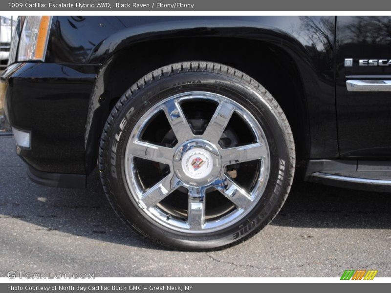 Black Raven / Ebony/Ebony 2009 Cadillac Escalade Hybrid AWD