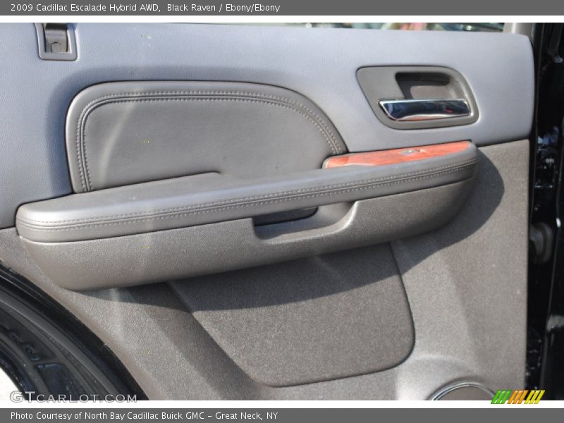 Black Raven / Ebony/Ebony 2009 Cadillac Escalade Hybrid AWD