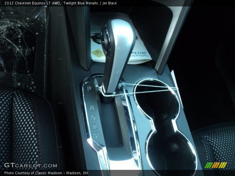 Twilight Blue Metallic / Jet Black 2012 Chevrolet Equinox LT AWD