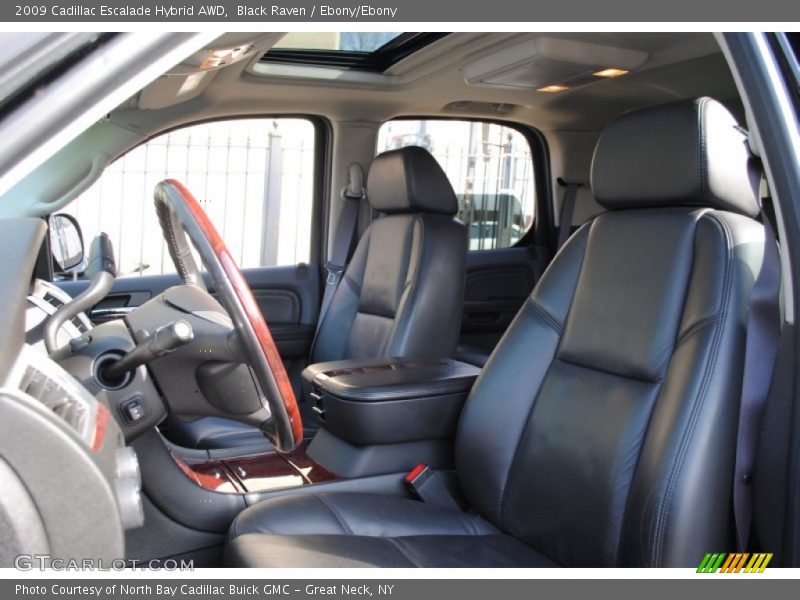 Black Raven / Ebony/Ebony 2009 Cadillac Escalade Hybrid AWD