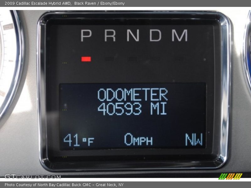 Black Raven / Ebony/Ebony 2009 Cadillac Escalade Hybrid AWD