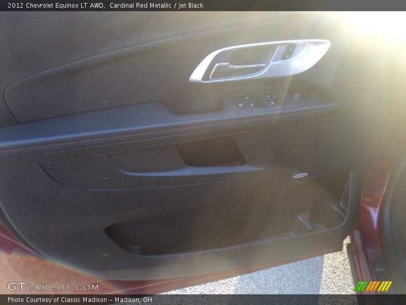 Cardinal Red Metallic / Jet Black 2012 Chevrolet Equinox LT AWD