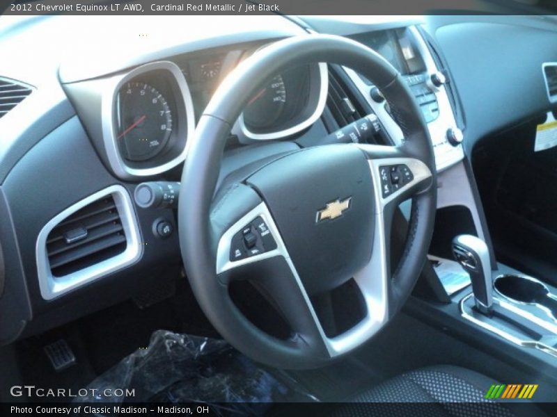 Cardinal Red Metallic / Jet Black 2012 Chevrolet Equinox LT AWD