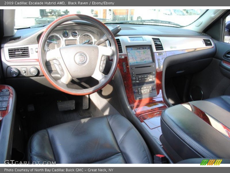 Black Raven / Ebony/Ebony 2009 Cadillac Escalade Hybrid AWD