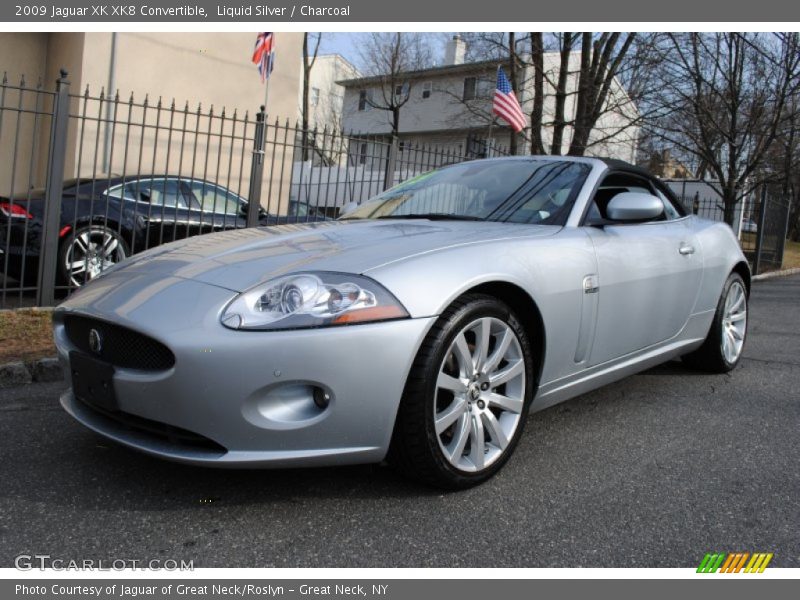 Front 3/4 View of 2009 XK XK8 Convertible