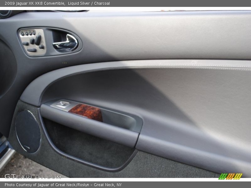 Liquid Silver / Charcoal 2009 Jaguar XK XK8 Convertible