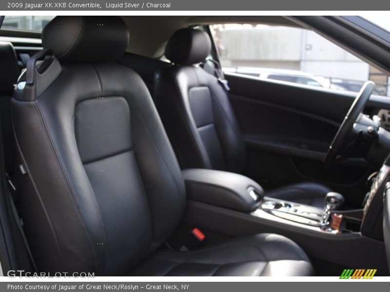 Liquid Silver / Charcoal 2009 Jaguar XK XK8 Convertible