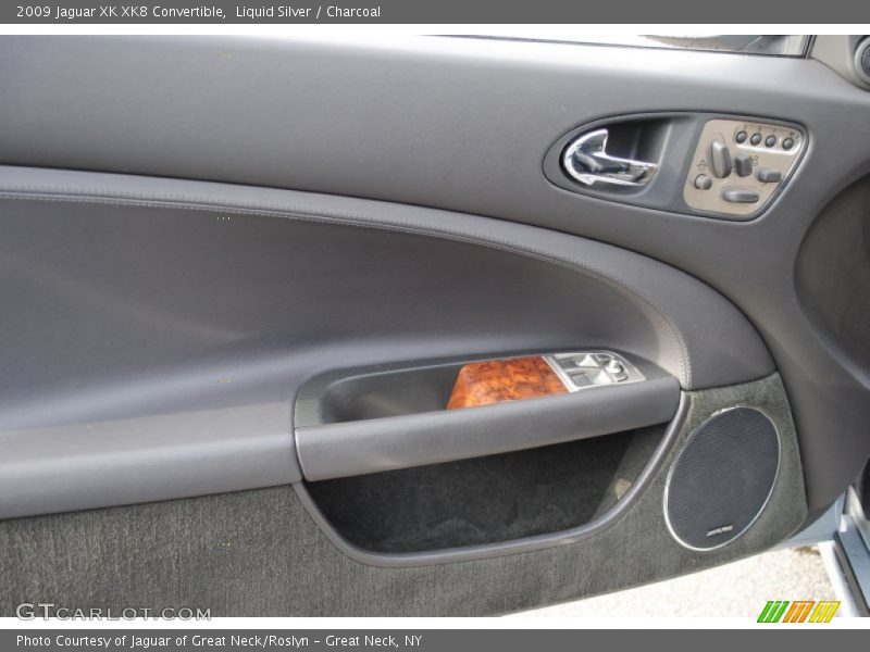 Liquid Silver / Charcoal 2009 Jaguar XK XK8 Convertible