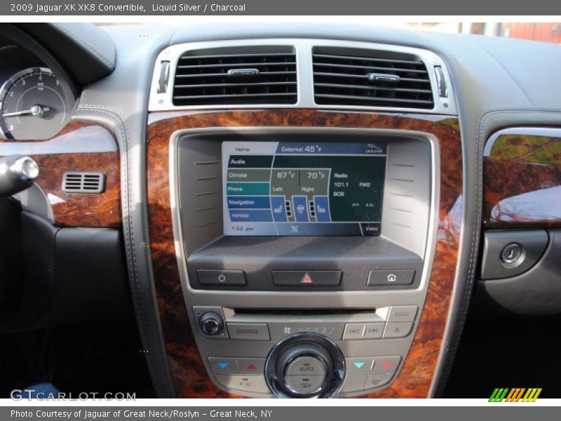 Liquid Silver / Charcoal 2009 Jaguar XK XK8 Convertible
