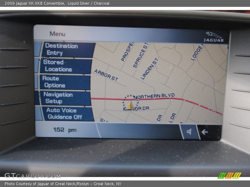 Navigation of 2009 XK XK8 Convertible