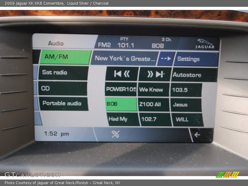 Liquid Silver / Charcoal 2009 Jaguar XK XK8 Convertible