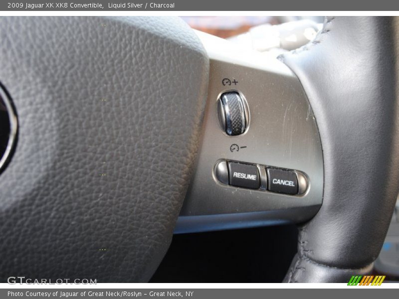 Liquid Silver / Charcoal 2009 Jaguar XK XK8 Convertible