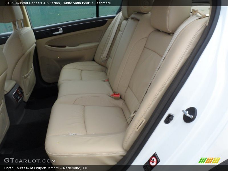  2012 Genesis 4.6 Sedan Cashmere Interior