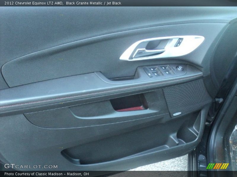 Black Granite Metallic / Jet Black 2012 Chevrolet Equinox LTZ AWD