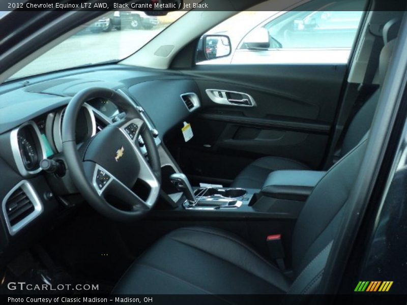 Black Granite Metallic / Jet Black 2012 Chevrolet Equinox LTZ AWD