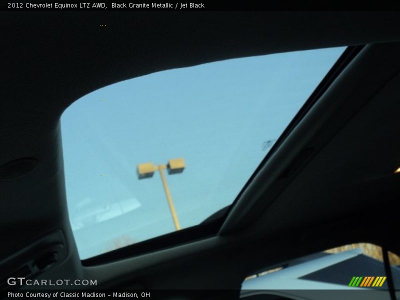 Black Granite Metallic / Jet Black 2012 Chevrolet Equinox LTZ AWD