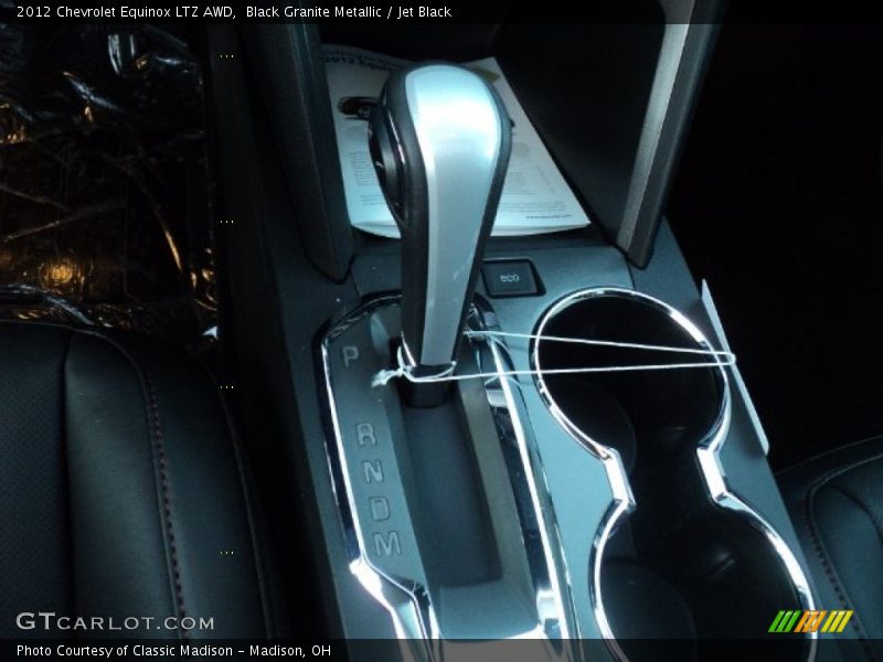 Black Granite Metallic / Jet Black 2012 Chevrolet Equinox LTZ AWD
