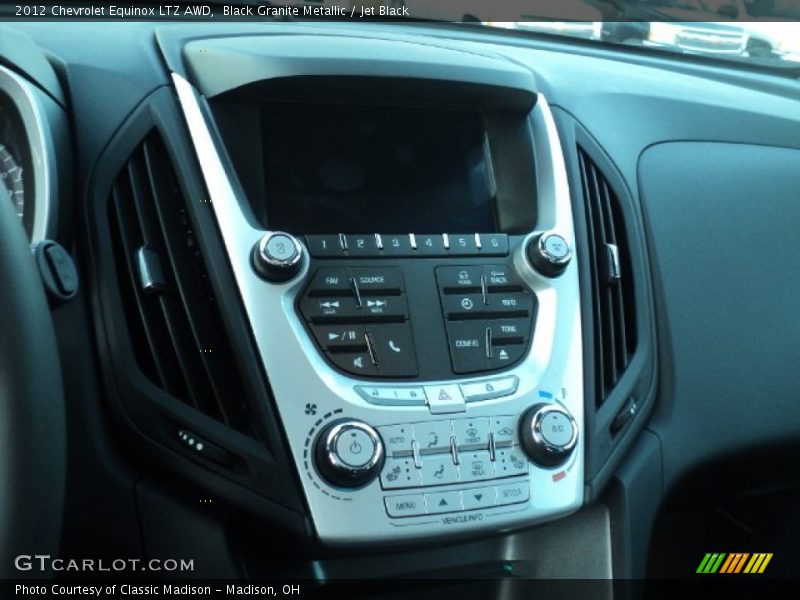 Black Granite Metallic / Jet Black 2012 Chevrolet Equinox LTZ AWD