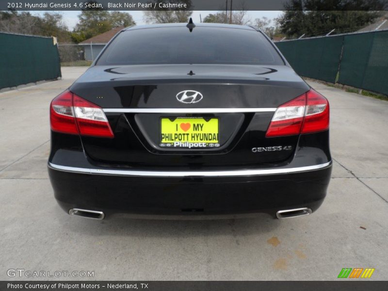 Black Noir Pearl / Cashmere 2012 Hyundai Genesis 4.6 Sedan