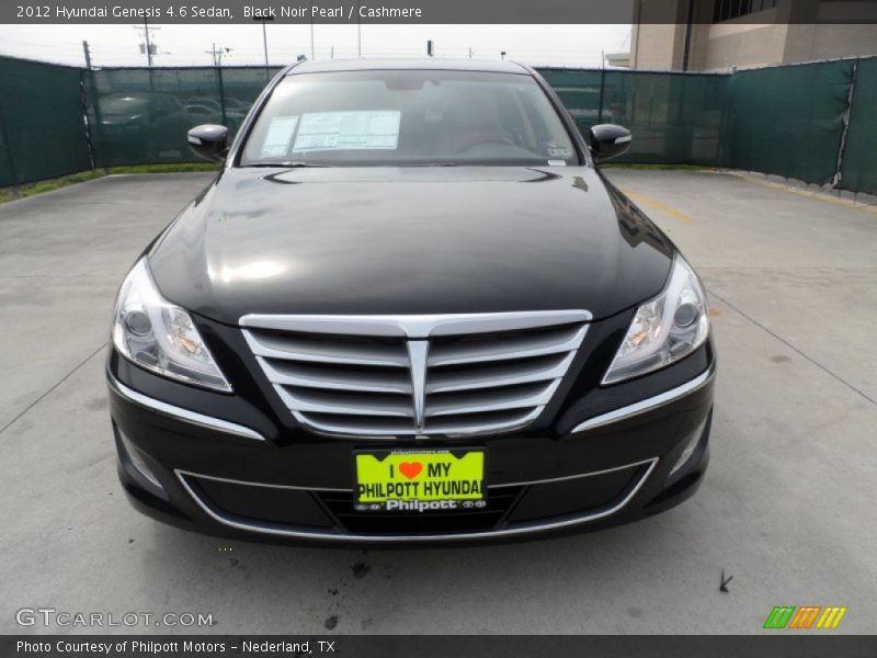 Black Noir Pearl / Cashmere 2012 Hyundai Genesis 4.6 Sedan