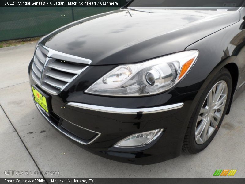 Black Noir Pearl / Cashmere 2012 Hyundai Genesis 4.6 Sedan