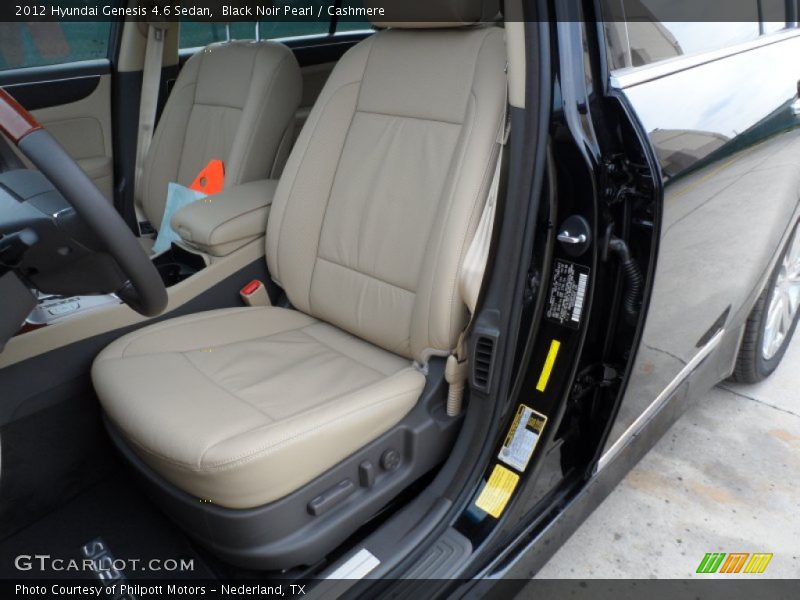 Black Noir Pearl / Cashmere 2012 Hyundai Genesis 4.6 Sedan