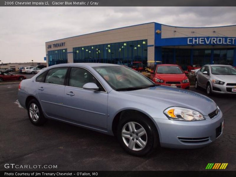 Glacier Blue Metallic / Gray 2006 Chevrolet Impala LS