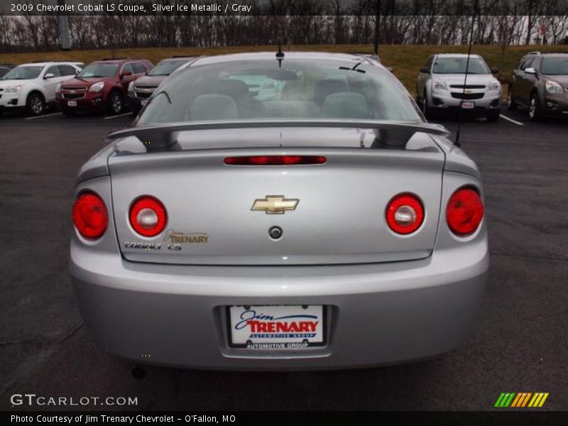 Silver Ice Metallic / Gray 2009 Chevrolet Cobalt LS Coupe