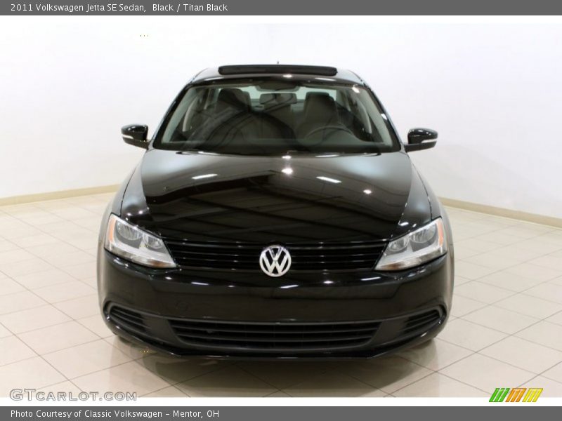 Black / Titan Black 2011 Volkswagen Jetta SE Sedan