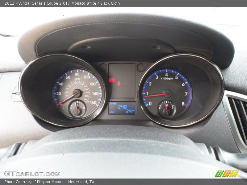  2012 Genesis Coupe 2.0T 2.0T Gauges