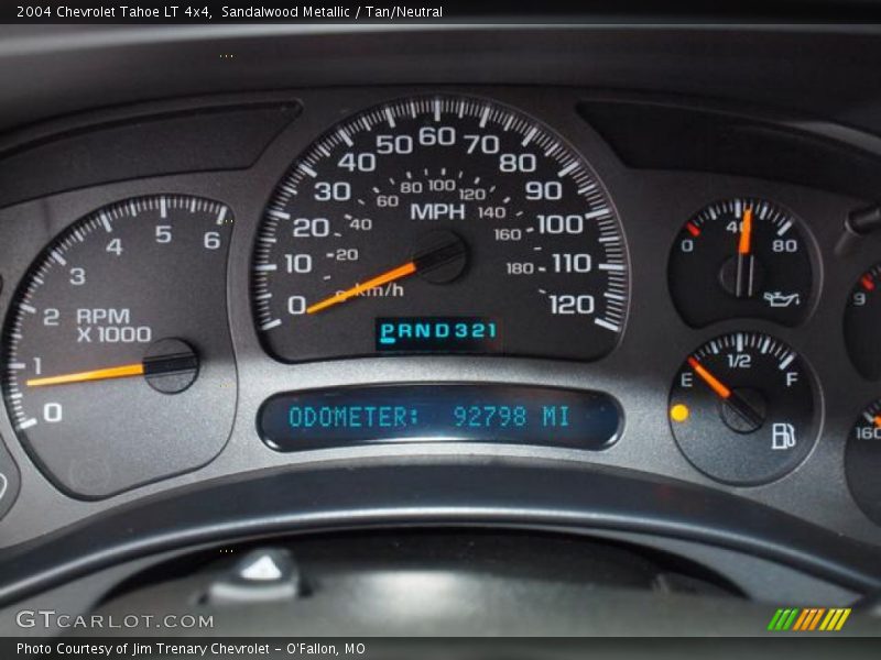 Sandalwood Metallic / Tan/Neutral 2004 Chevrolet Tahoe LT 4x4