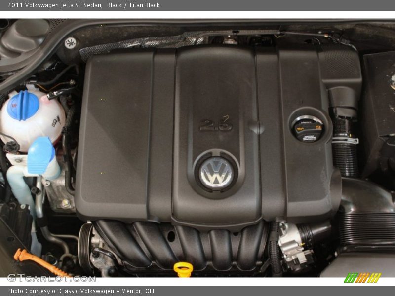Black / Titan Black 2011 Volkswagen Jetta SE Sedan