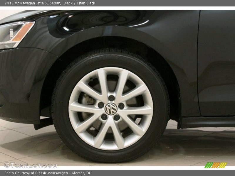 Black / Titan Black 2011 Volkswagen Jetta SE Sedan