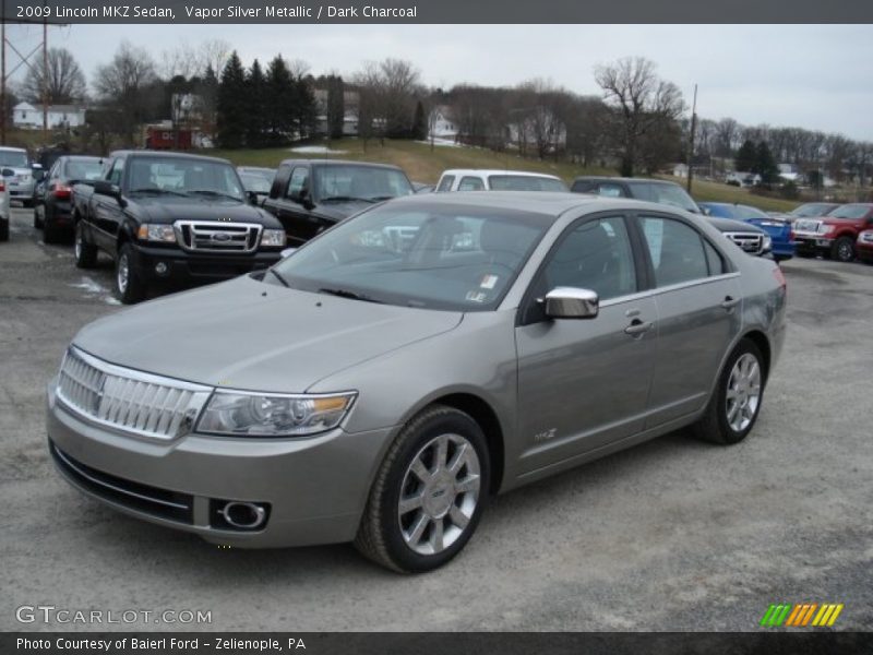 Vapor Silver Metallic / Dark Charcoal 2009 Lincoln MKZ Sedan