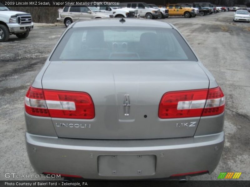 Vapor Silver Metallic / Dark Charcoal 2009 Lincoln MKZ Sedan