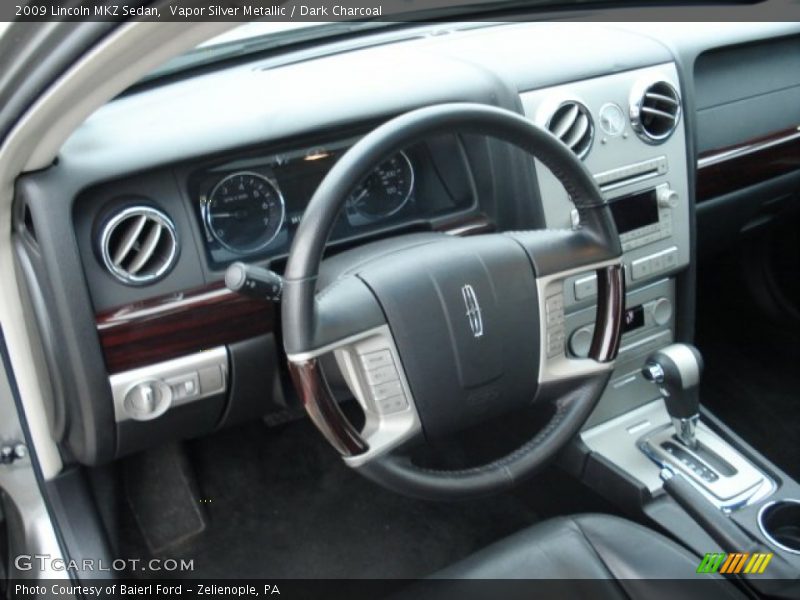 Vapor Silver Metallic / Dark Charcoal 2009 Lincoln MKZ Sedan