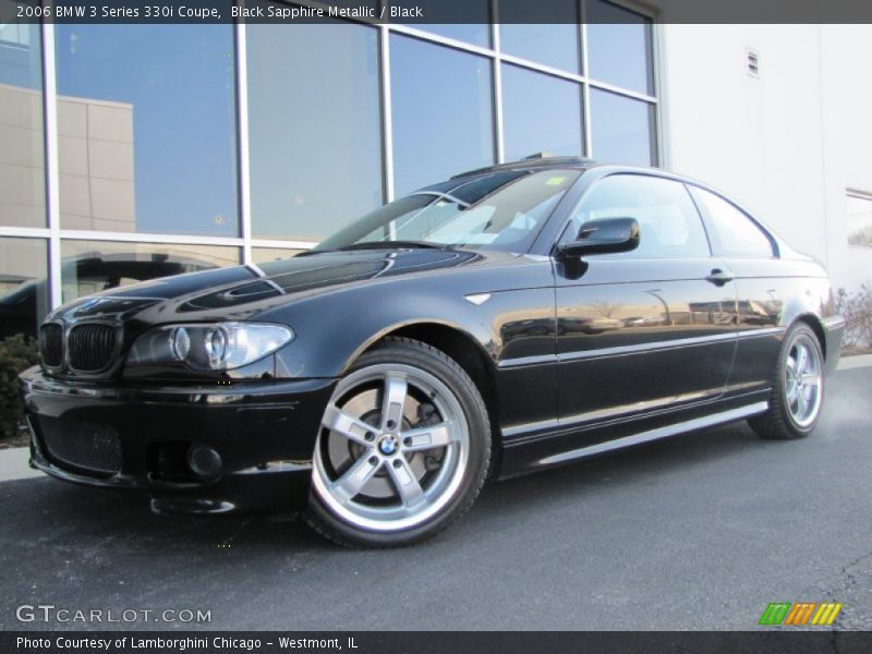 Black Sapphire Metallic / Black 2006 BMW 3 Series 330i Coupe