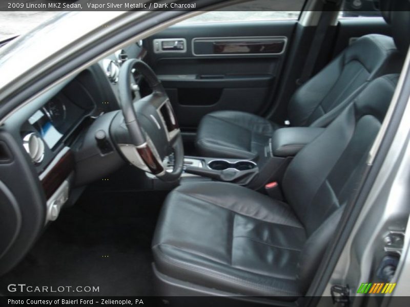 Vapor Silver Metallic / Dark Charcoal 2009 Lincoln MKZ Sedan