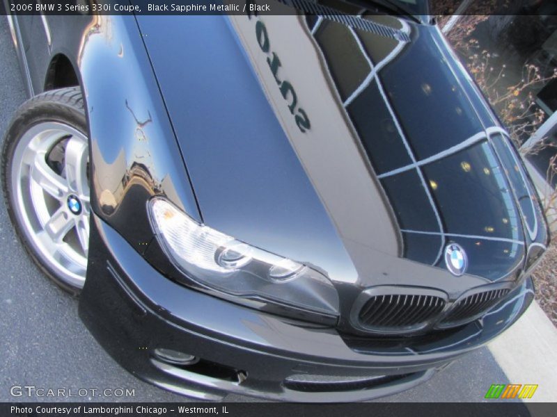 Black Sapphire Metallic / Black 2006 BMW 3 Series 330i Coupe