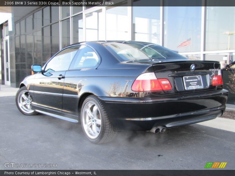 Black Sapphire Metallic / Black 2006 BMW 3 Series 330i Coupe