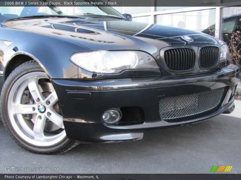 Black Sapphire Metallic / Black 2006 BMW 3 Series 330i Coupe