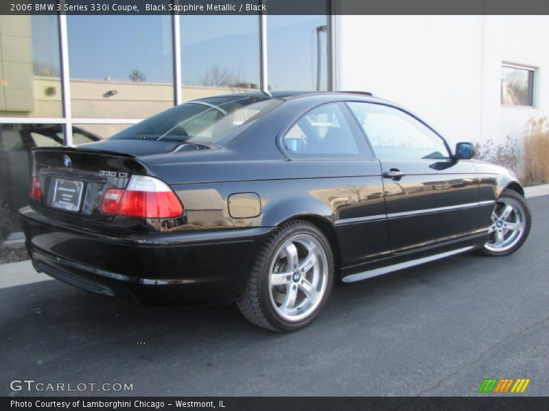 Black Sapphire Metallic / Black 2006 BMW 3 Series 330i Coupe