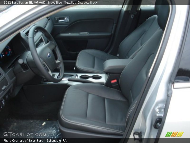  2012 Fusion SEL V6 AWD Charcoal Black Interior