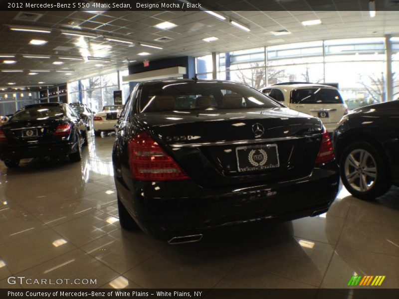 Designo Mocha / Black 2012 Mercedes-Benz S 550 4Matic Sedan